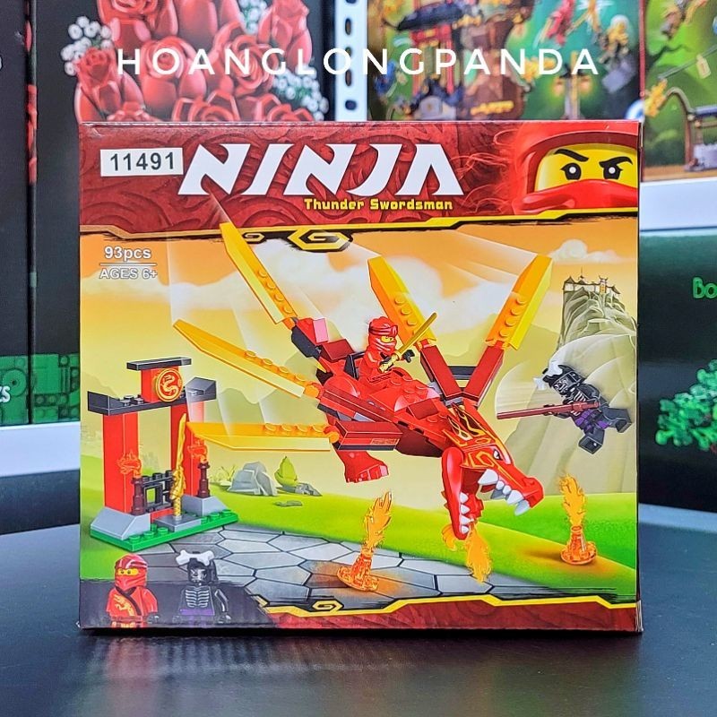 [Ninja] Lắp ráp Lari 11491 | 71701 Kai's Fire Dragon | 93 chi tiết ...