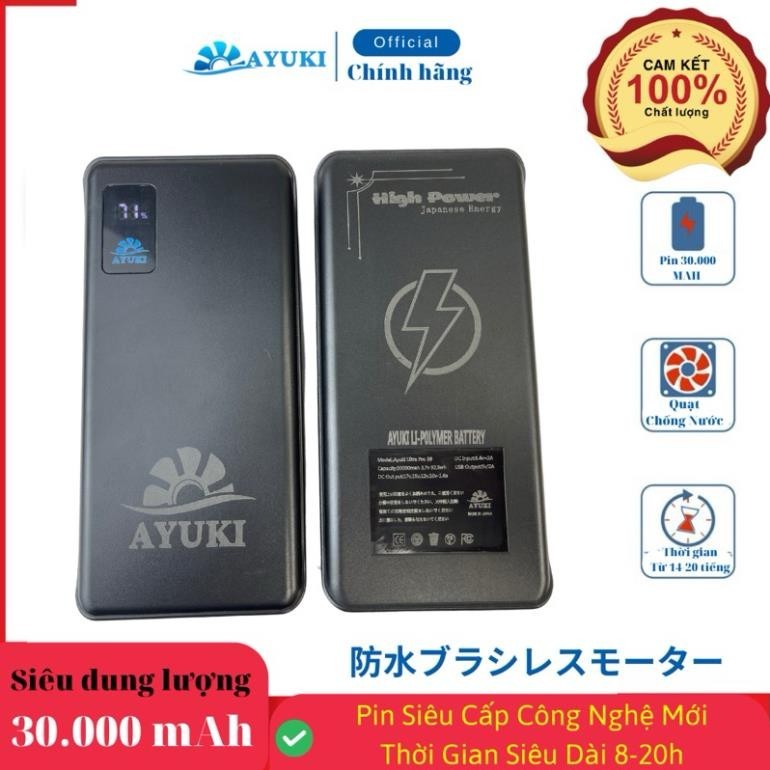 Pin AYUKI Ultra Pro39 30000mah Sử Dụng 8-20h [Bảo Hành 12 Tháng]