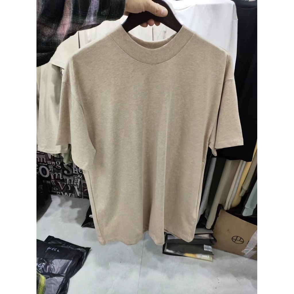 Áo thun FOG Fear of God tay ngắn dáng rộng, thiết kế mới với chữ lưng cá tính