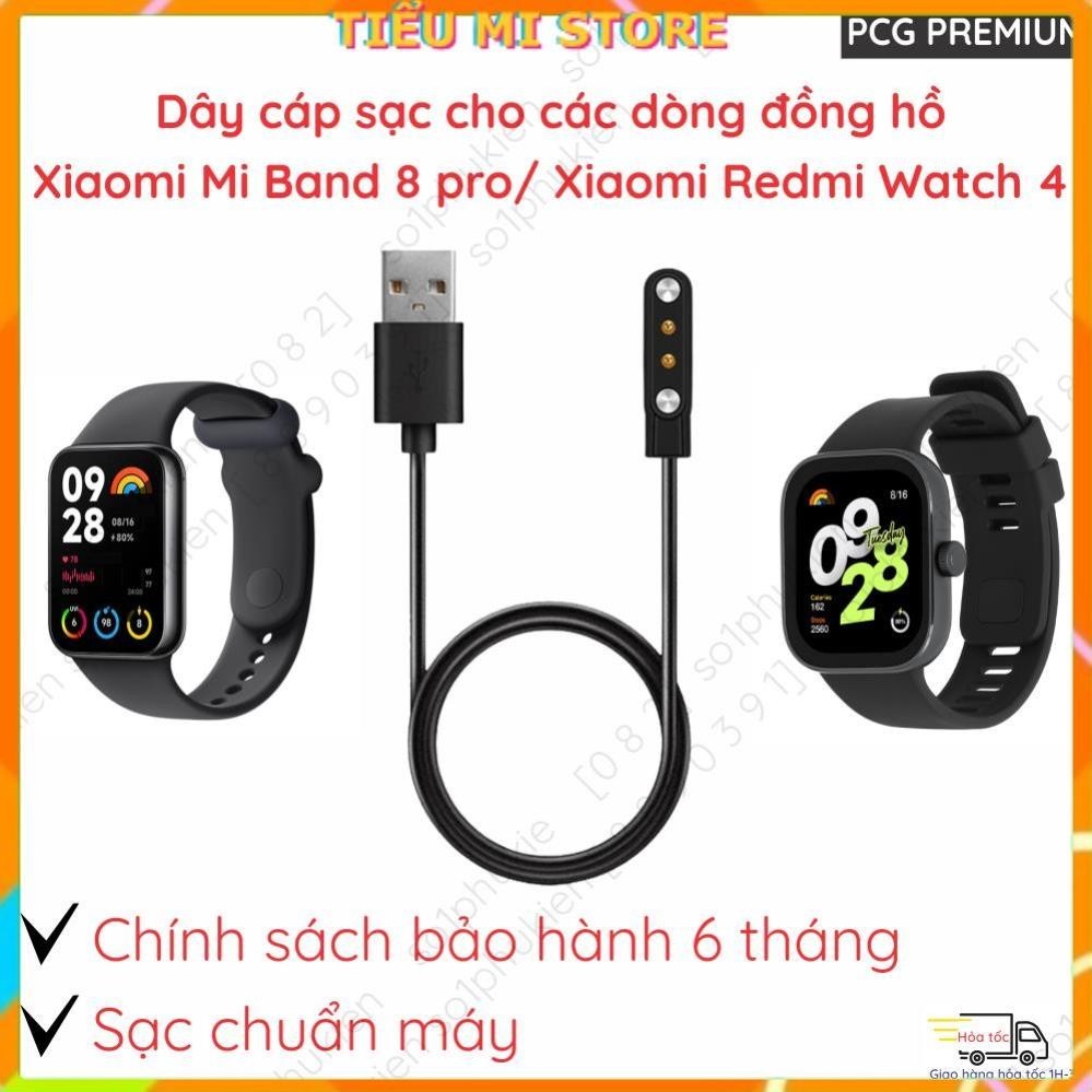 [Bảo hành 6th] Dây cáp sạc đồng hồ Xiaomi Mi Band 8 pro/ Xiaomi Redmi ...