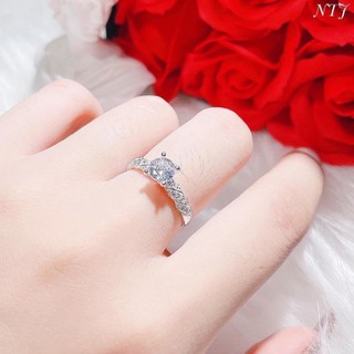Nhẫn thân chéo thời trang . bạc 925 dày dặn - JENA SLIVER