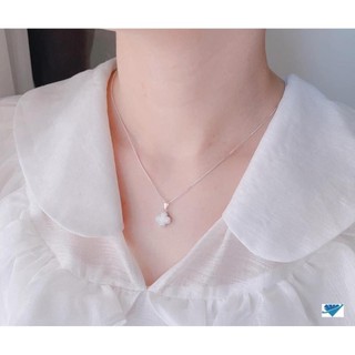 Dây chuyền cỏ 4 lá , đeo 2 mặt , bạc đẹp 925 - JENA SLIVER
