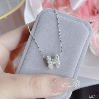 Dây chuyền mặt chữ H full đá sang chảnh , thương hiệu lớn - VÀNG BẠC ĐẠI PHÁT