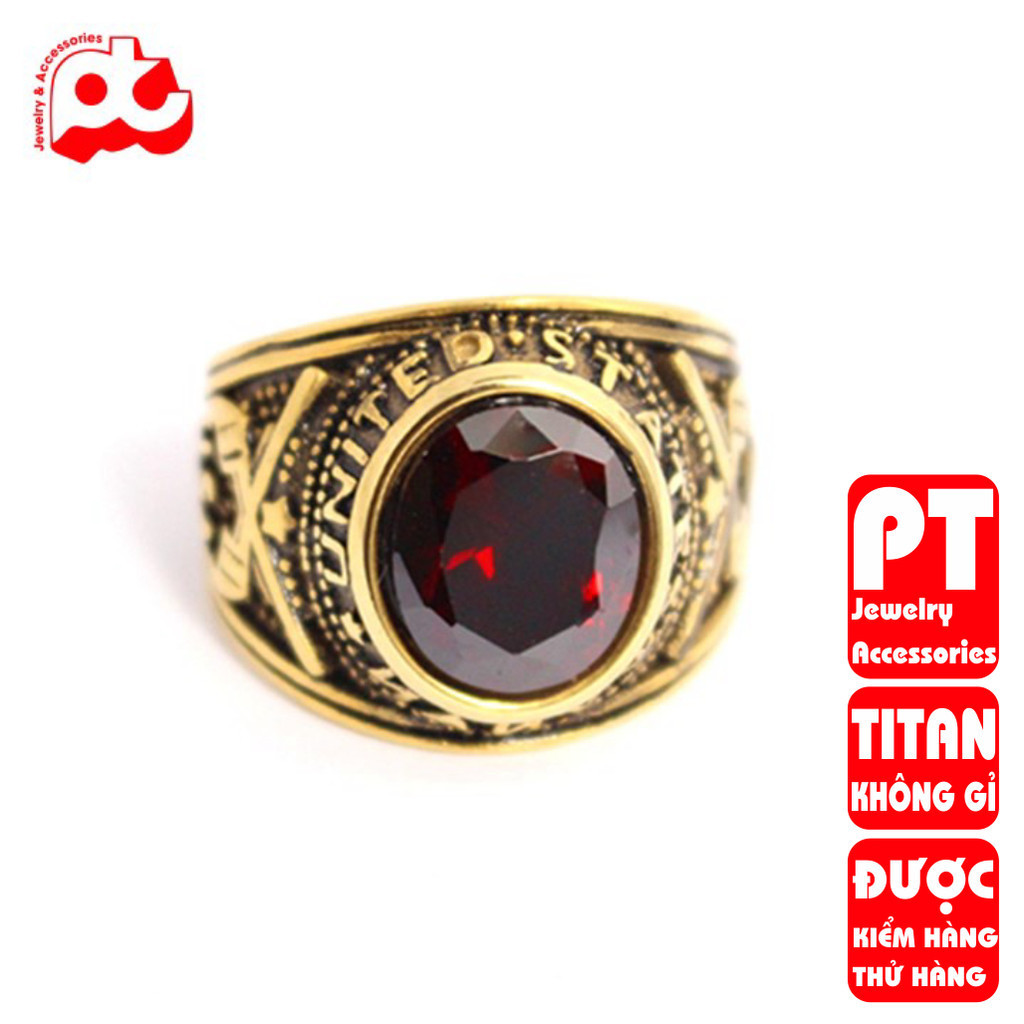 Men's Titanium Steel Ring by TRANG SỨC PT