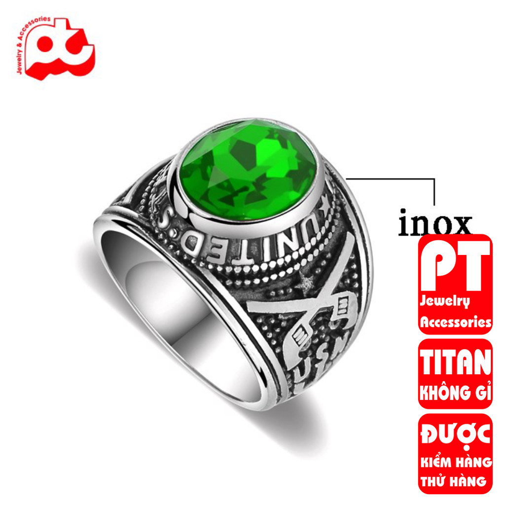 Men's Titanium Steel Ring by TRANG SỨC PT