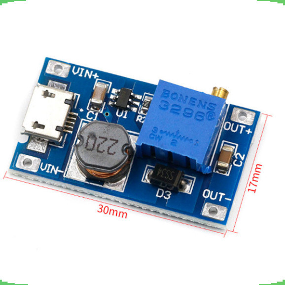 [Giá bán sỉ] (5 cái) Mạch tăng áp Mini 2A MT3608