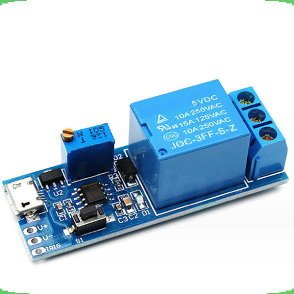 Mạch Relay Tạo Trễ 1 Kênh 5V - 30V IC 555