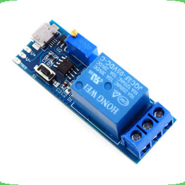 Mạch Relay Tạo Trễ 1 Kênh 5V - 30V IC 555