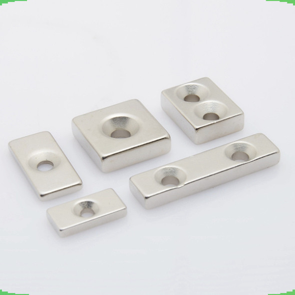[Giá bán sỉ] (5 cái) Nam châm đất hiếm vuông , chữ nhật 1 lỗ