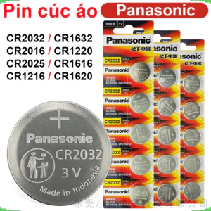 Pin cúc áo 3V Panasonic chính hãng dòng CR12XX , CR16XX, CR20XX