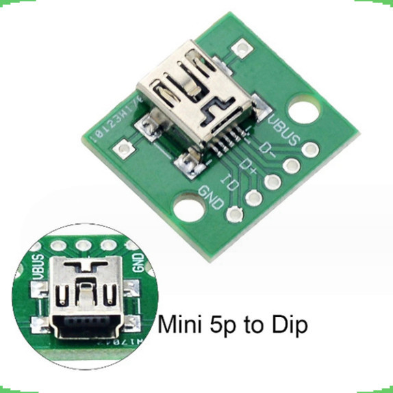 [Giá bán sỉ] Mạch ra chân USB 2.0 ( đực - cái), mini 5P, USB Vuông sang chân cắm