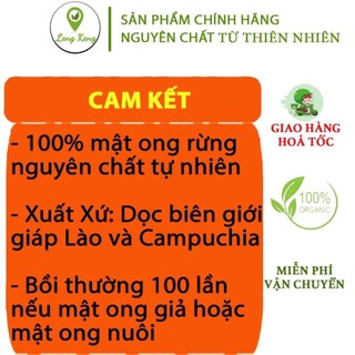 Mật Ong Hoa Nhãn Nguyên Chất LengKengFarm 100% Tự Nhiên - Mật Ong Rừng Già Campuchia - Mật Ong Hoa Cà Phê