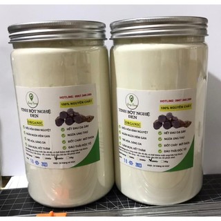 Tinh Bột Nghệ Đen  LengKengFarm Nguyên Chất Organic