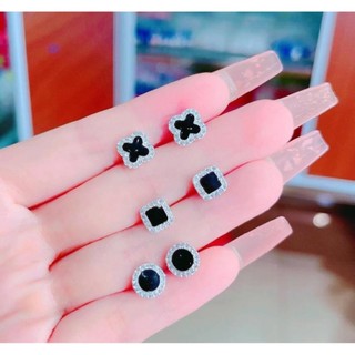 bông tai nữ , bạc sơn đen tạo điểm nhấn nổi bật - jena sliver