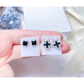 bông tai nữ , bạc sơn đen tạo điểm nhấn nổi bật - jena sliver