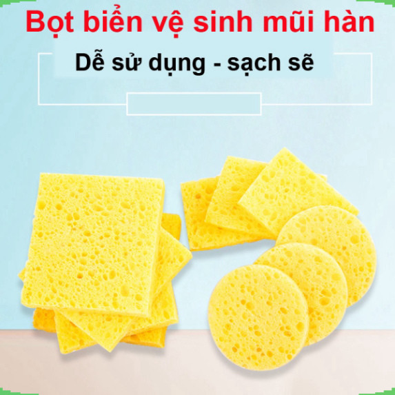 [Giá bán sỉ] Bọt biển vệ sinh mũi hàn loại vuông / tròn / chữ nhật