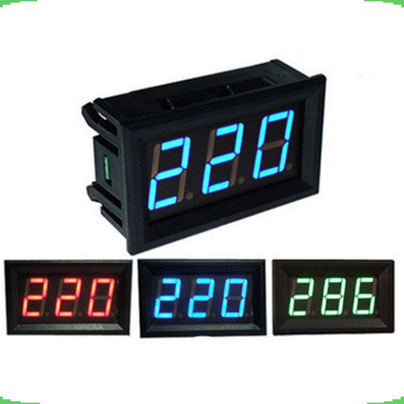 Đồng hồ hiển thị điện áp AC 220V 2 Dây