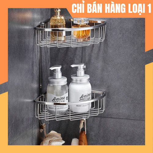 Kệ góc nhà tắm gắn tường 2 tầng góc INOX 304- Kệ nhà tắm inox G10011A ...