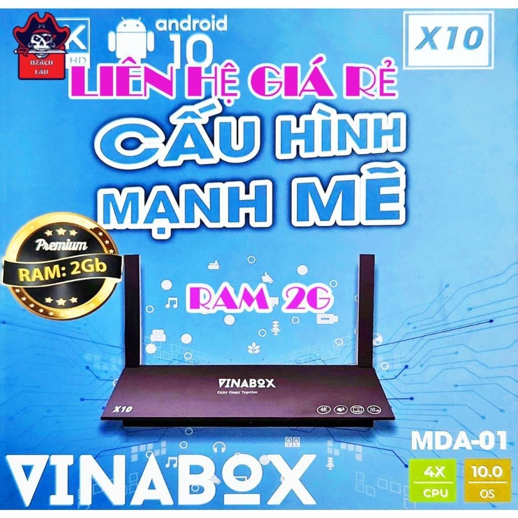 Box Smart Vinabox X10 ( 2g/16g )- Android 10. Bảo hành chính hãng 12 ...