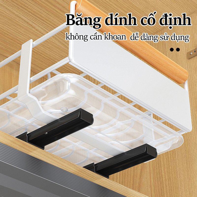 Lifinity Kệ Để Đồ Tủ Bếp Đa Năng, Kệ Bát Đĩa Có Ray Trượt, Sơn Tĩnh Điện