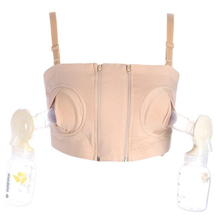 Áo hút sữa rảnh tay Việt Nam (có dây AL001-KEM BIKINI