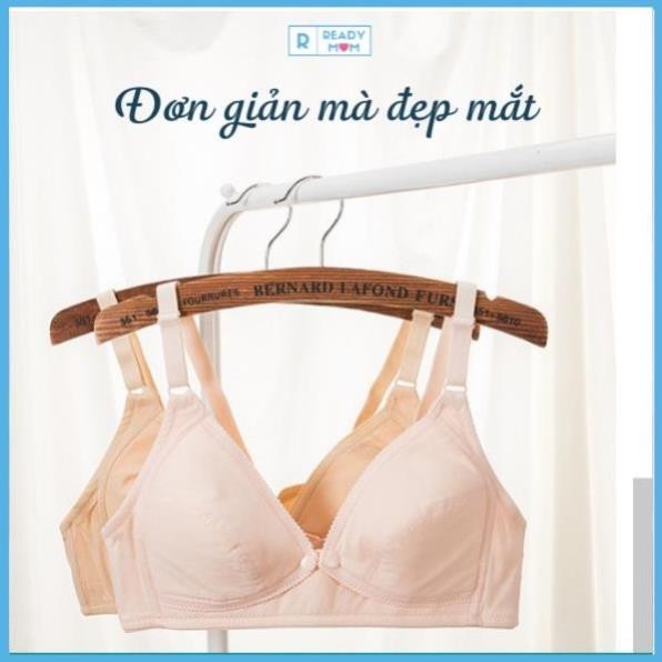 Áo Lót Cho Con Bú Khuy Mở Ngang | Áo Lót Bầu | Cotton Mềm Mại | Đệm Mỏng AL011-Khoaibaby