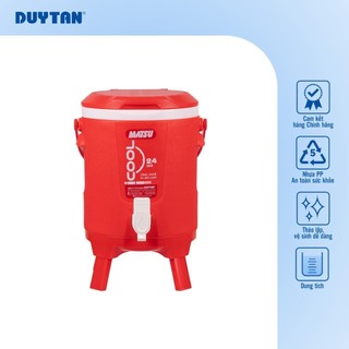 Bình Đá Icool 14 DUY TÂN nhựa PP, giữ lạnh đến 24 giờ, có quai xách, vòi lấy nước