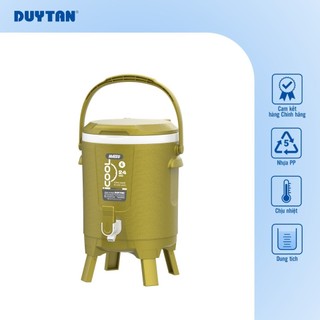 Bình Đá Icool 14 DUY TÂN nhựa PP, giữ lạnh đến 24 giờ, có quai xách, vòi lấy nước