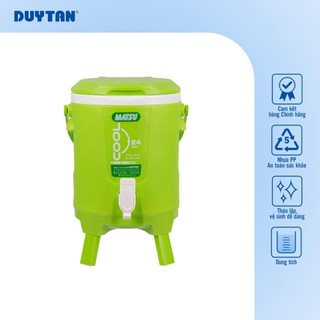 Bình Đá Icool 20 DUY TÂN nhựa PP, giữ lạnh đến 24 giờ, có quai xách, vòi lấy nước