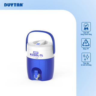 Bình Đá Xcool 7 DUY TÂN nhựa PP, giữ lạnh đến 24 giờ, có quai xách, vòi lấy nước