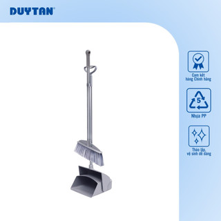 Bộ ky rác xếp DUY TÂN nhựa PP, 1 bộ gồm 1 chổi quét nhựa và 1 ky rác có thể xếp gọn
