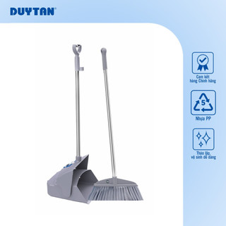 Bộ ky rác xếp DUY TÂN nhựa PP, 1 bộ gồm 1 chổi quét nhựa và 1 ky rác có thể xếp gọn