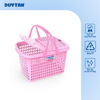 Giỏ Nắp Nhí 2016 DUY TÂN nhựa PP, giỏ xách có quai tiện lợi