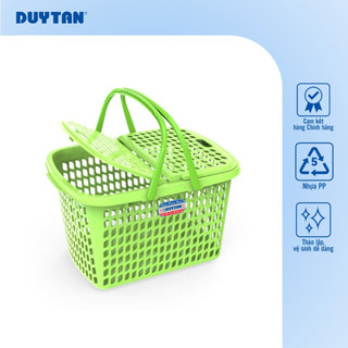 Giỏ Nắp Nhí 2016 DUY TÂN nhựa PP, giỏ xách có quai tiện lợi
