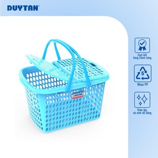 Giỏ Nắp Nhí 2016 DUY TÂN nhựa PP, giỏ xách có quai tiện lợi