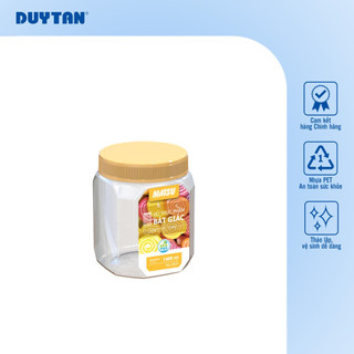 Hũ Thực Phẩm Matsu Bát Giác 900ml 1400ml 1800ml 2300ml DUY TÂN nhựa PET, an toàn thực phẩm, sức khỏe