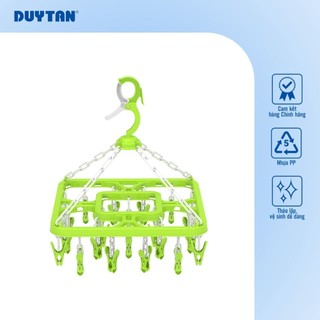 Móc dù vuông DUY TÂN nhựa PP, móc kẹp quần áo, tiện lợi