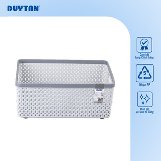 Rổ Đan Vành Trung DUY TÂN nhựa PP, đựng đồ đa năng, tiện dụng