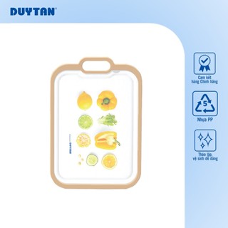 Thớt 2 Màu Nhỏ DUY TÂN nhựa PP, PE, có lớp gỗ lót bên trong, an toàn vệ sinh thực phẩm