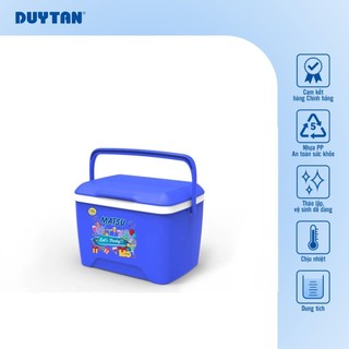 Thùng đá 12 DUY TÂN nhựa PP, công nghệ PU foam, giữ lạnh đến 24 giờ, an toàn vệ sinh thực phẩm