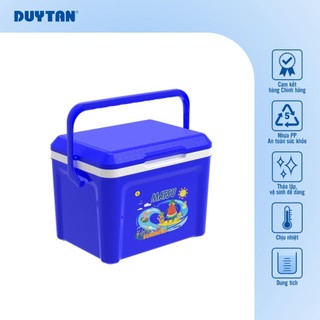 Thùng đá 8 DUY TÂN nhựa PP, công nghệ PU foam, giữ lạnh đến 24 giờ, an toàn vệ sinh thực phẩm