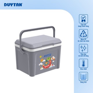 Thùng đá 8 DUY TÂN nhựa PP, công nghệ PU foam, giữ lạnh đến 24 giờ, an toàn vệ sinh thực phẩm