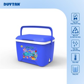 Thùng đá 25 DUY TÂN nhựa PP, công nghệ PU foam, giữ lạnh đến 24 giờ, an toàn vệ sinh thực phẩm