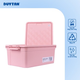 Thùng đa năng Matsu Lock 45 DUY TÂN nhựa PP, thùng nhựa lưu trữ có khóa cài bảo quản đồ dùng