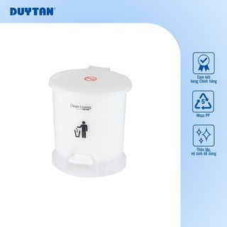 Thùng rác Oval nhỏ DUY TÂN nhựa PP, xô rác bên trong, tiện lợi sử dụng ở mọi không gian