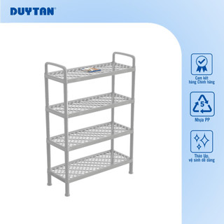 Kệ Dép Lưới 1483 - 4T DUY TÂN nhựa PP, chứa được lên đến 12 đôi giày, dép