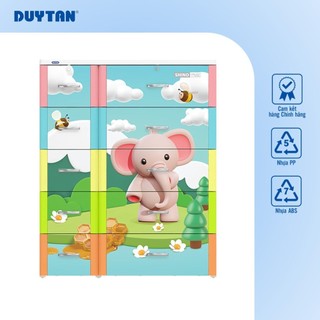 Tủ Shino 5 tầng DUY TÂN nhựa PP/ABS, bao gồm 5 hộc lớn và 5 hộc nhỏ, tủ quần áo đa năng, tiện lợi