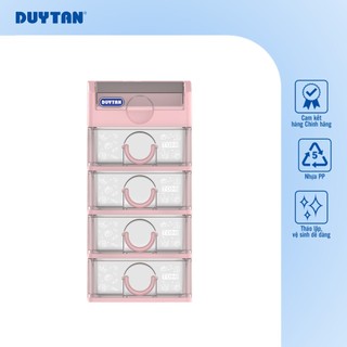 Tủ Tomi nhỏ 5 ngăn DUY TÂN nhựa PP/ABS, tủ mỹ phẩm, tủ văn phòng, mini để bàn tiện lợi
