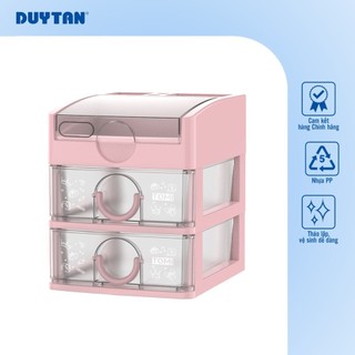 Tủ Tomi nhỏ 3 ngăn DUY TÂN nhựa PP/ABS, tủ mỹ phẩm, tủ văn phòng, mini để bàn tiện lợi
