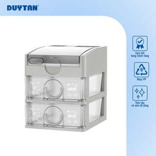 Tủ Tomi nhỏ 3 ngăn DUY TÂN nhựa PP/ABS, tủ mỹ phẩm, tủ văn phòng, mini để bàn tiện lợi